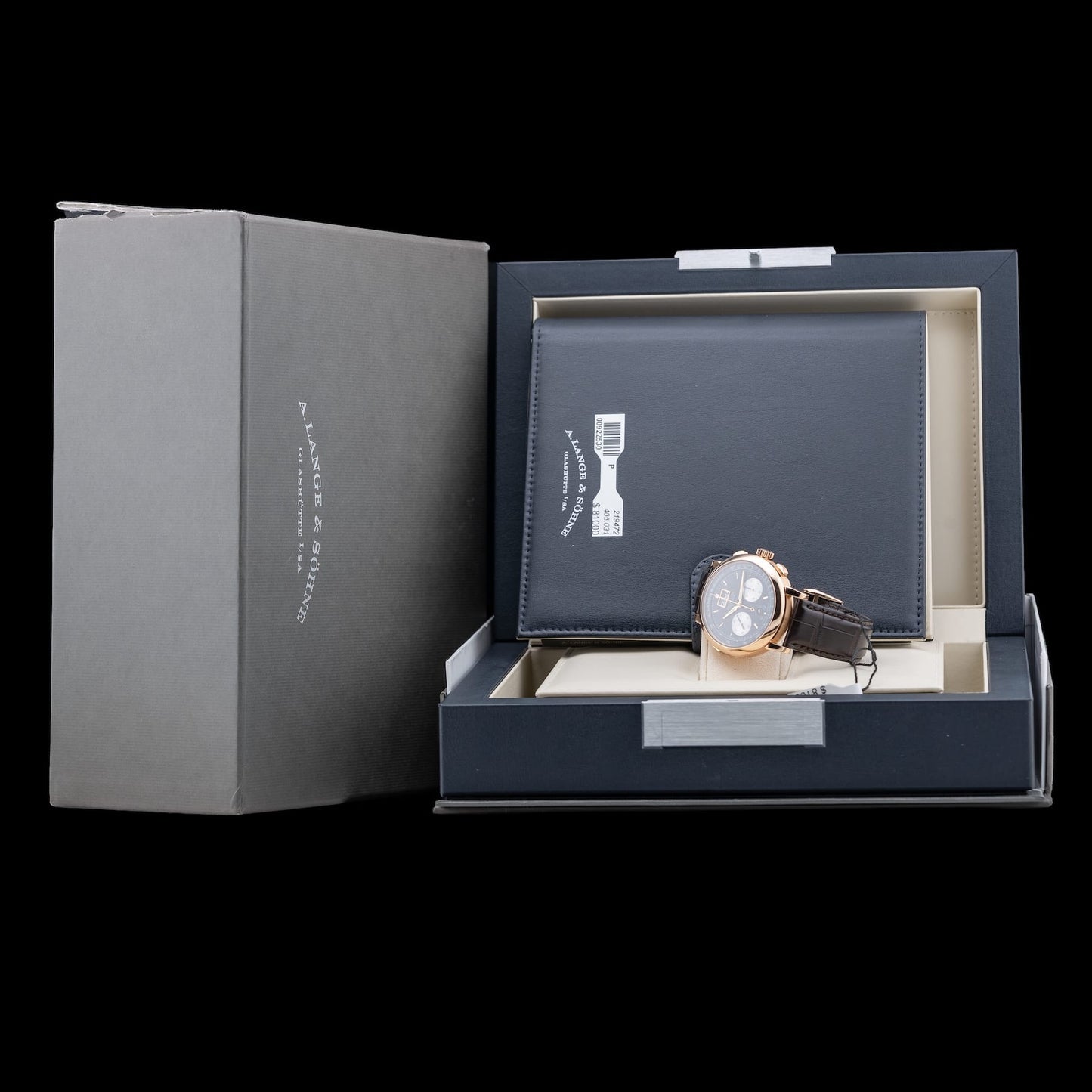 A. Lange & S\u00f6hne Datograph Up\/Down in 750 Pink gold 405.031
