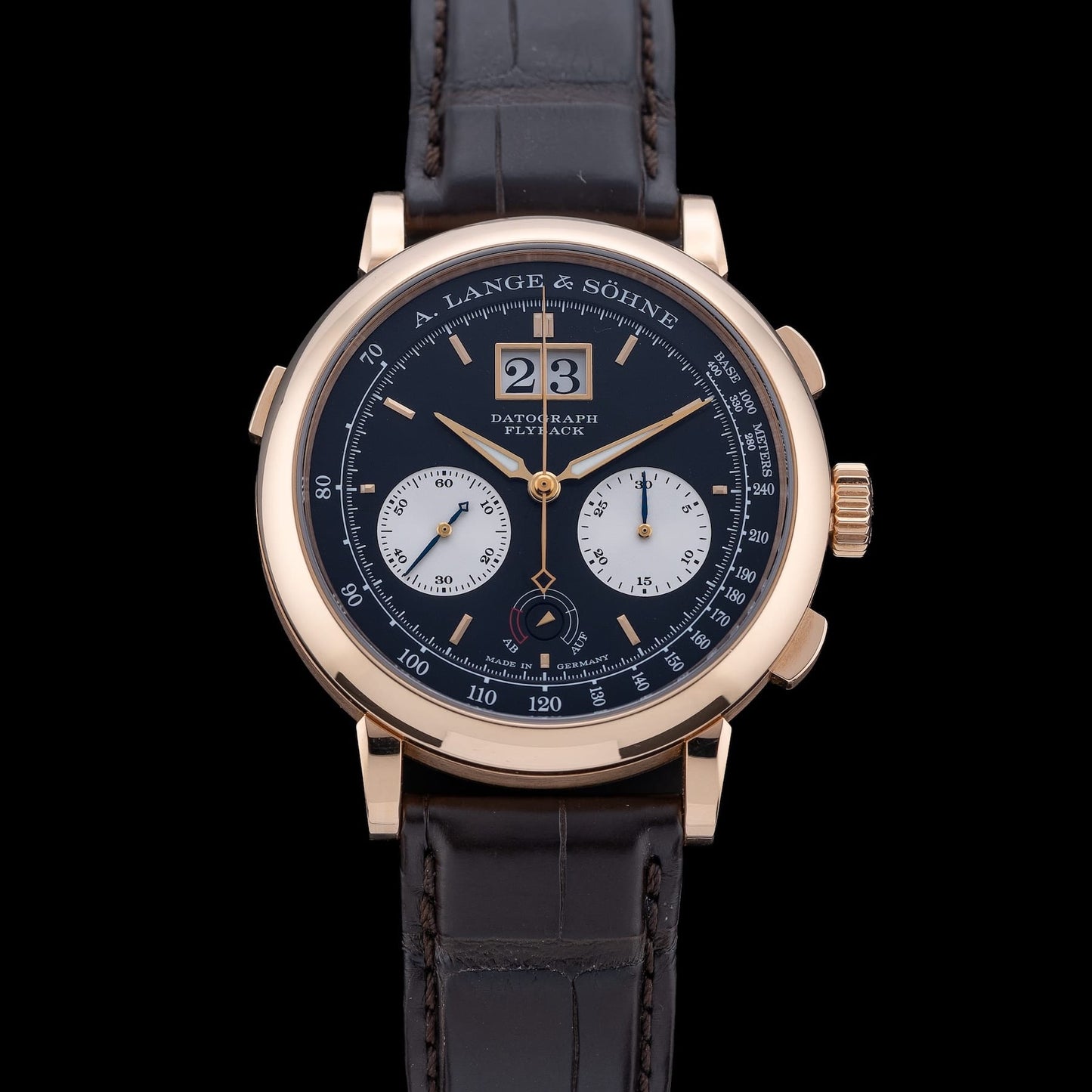 A. Lange & S\u00f6hne Datograph Up\/Down in 750 Pink gold 405.031