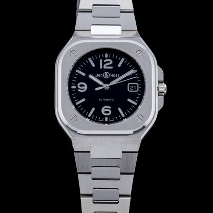 Bell & Ross BR 05 Black on Bracelet BR05A-BL-ST\/SST