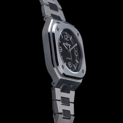 Bell & Ross BR 05 Black on Bracelet BR05A-BL-ST\/SST