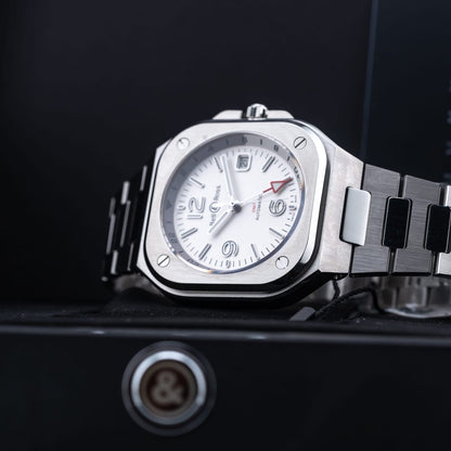 Bell & Ross BR05 GMT Silver Steel BR05G-SI-ST\/SST