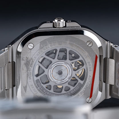 Bell & Ross BR05 GMT Silver Steel BR05G-SI-ST\/SST