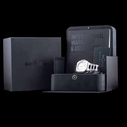 Bell & Ross BR05 GMT Silver Steel BR05G-SI-ST\/SST