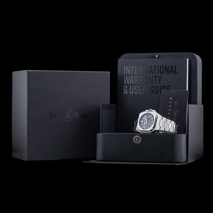 Bell & Ross BR-X5 Black on Bracelet BRX5R-BL-ST\/SST