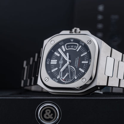 Bell & Ross BR-X5 Black on Bracelet BRX5R-BL-ST\/SST