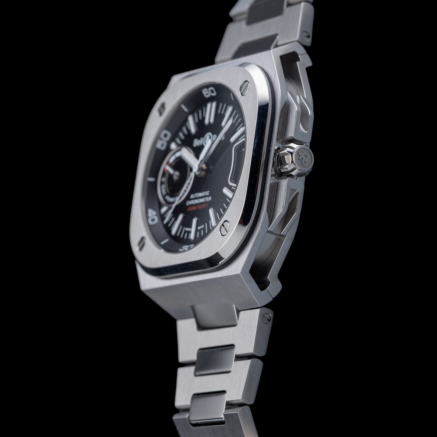 Bell & Ross BR-X5 Black on Bracelet BRX5R-BL-ST\/SST