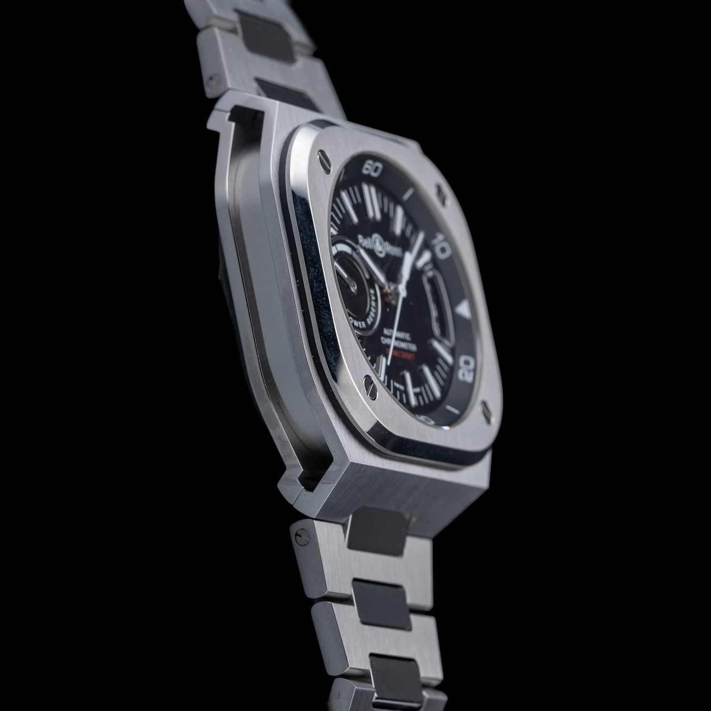 Bell & Ross BR-X5 Black on Bracelet BRX5R-BL-ST\/SST