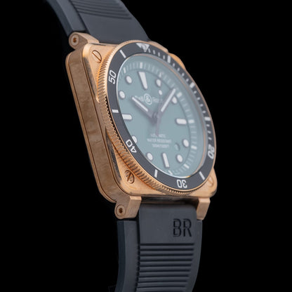 Bell & Ross BR 03-92 Diver Black and Green Bronze BR0392-D-LT-BR/SRB