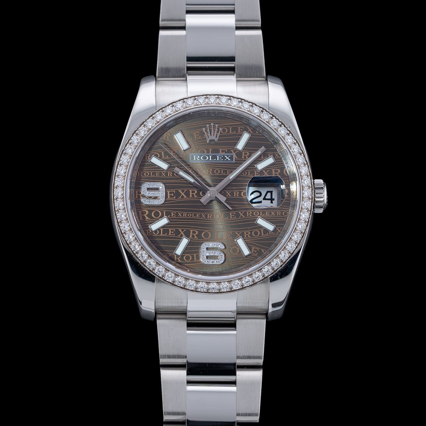 Rolex Datejust 36 Stainless Steel Diamond 116244