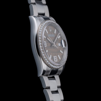 Rolex Datejust 36 Stainless Steel Diamond 116244