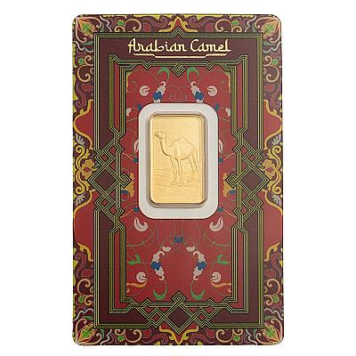 PAMP Suisse Arabian Camel 5g Gold Bar with Frame
