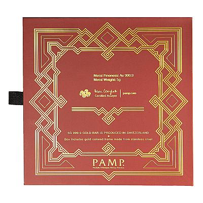 PAMP Suisse Arabian Camel 5g Gold Bar with Frame