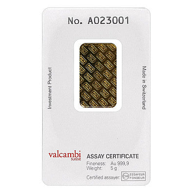 Credit Suisse 5 Gram Gold Bar