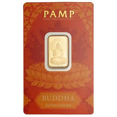PAMP Buddha 5 Gram Gold Bar