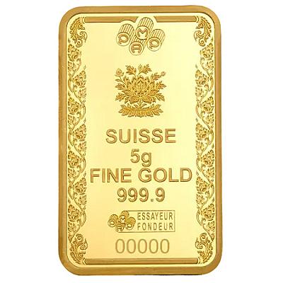 PAMP Buddha 5 Gram Gold Bar
