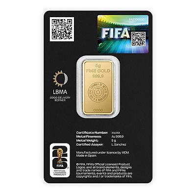 FIFA World Cup 26 5g Gold Bar