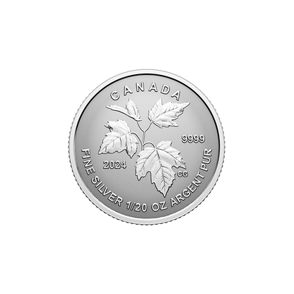 5 Coin – Silver Maple Leaf Fractional Set