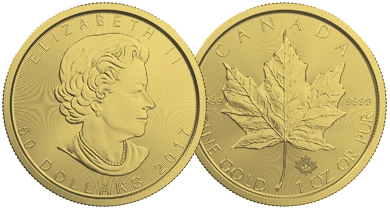 Canadian Gold Maple Leaf