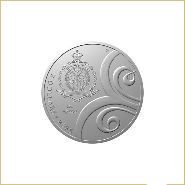 Crystal Coin – Four-leaf clover for Good Luck 2025