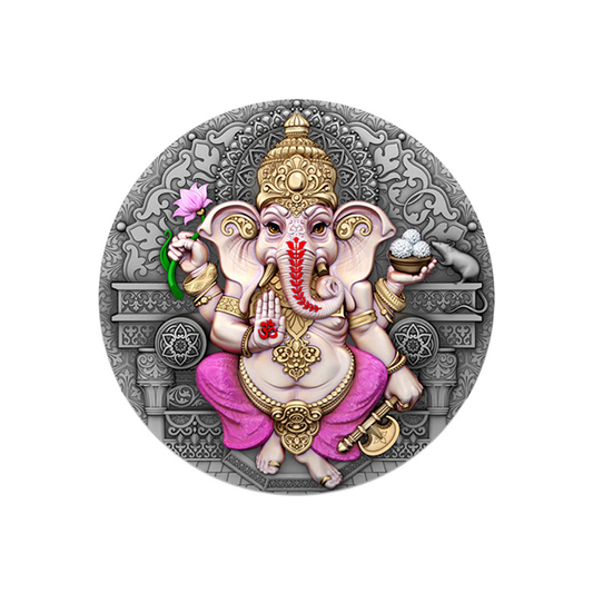 2oz Silver Ganesha Coin