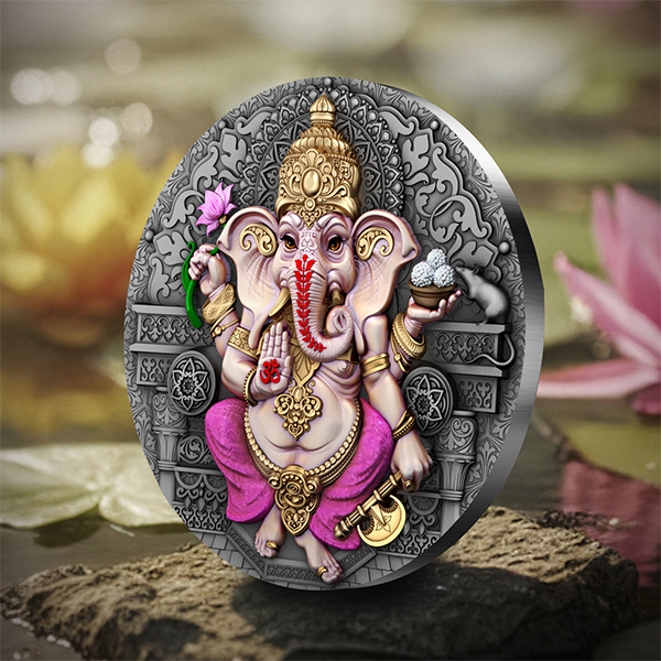 2oz Silver Ganesha Coin
