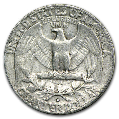 90% Silver Washington Quarters $100 Face Value Bag