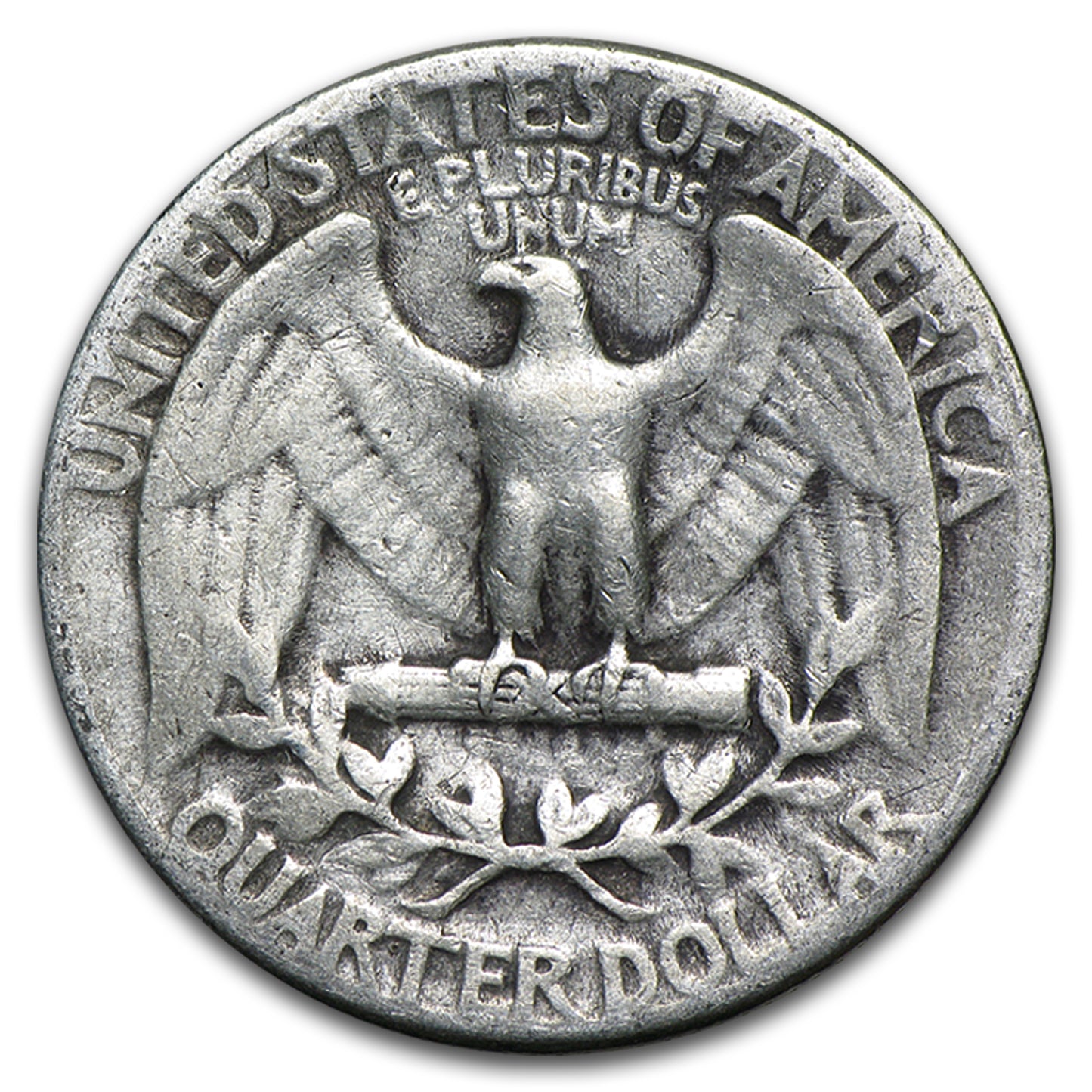 90% Silver Washington Quarters 40-Coin Roll Avg Circ