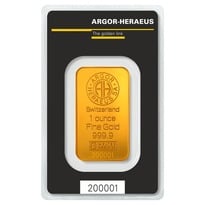 Argor-Heraeus Minted Gold Bars - ID 892