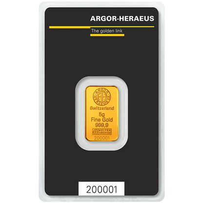 Argor-Heraeus Minted KINE Gold Bars - ID 2552