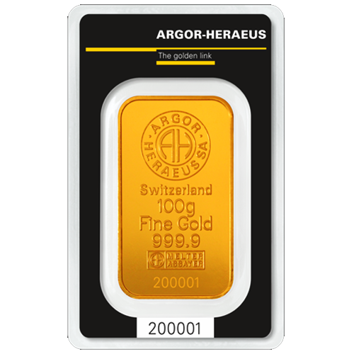 Argor-Heraeus Minted Gold Bars - ID 1995