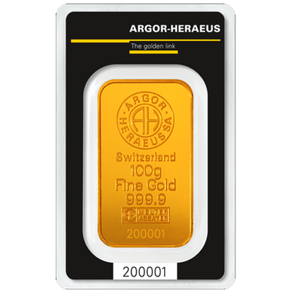 Argor-Heraeus Minted Gold Bars - ID 1995