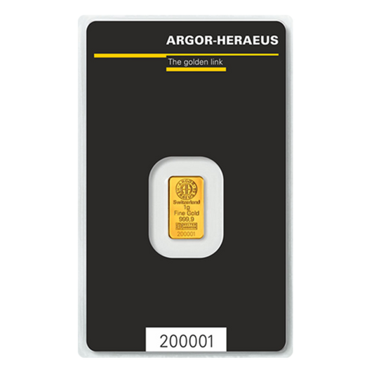 Argor-Heraeus Minted Gold Bars - ID 1483