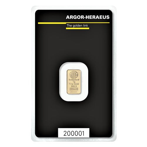 Argor-Heraeus Minted Gold Bars - ID 1483
