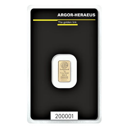 Argor-Heraeus Minted Gold Bars - ID 1483