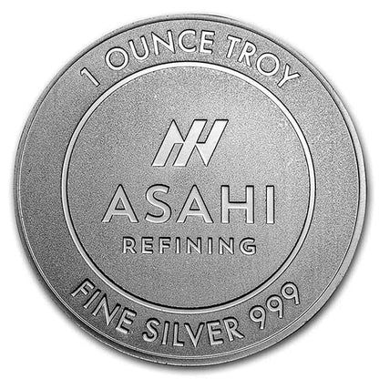 Asahi Round 1 oz Silver Coins - ID 2955