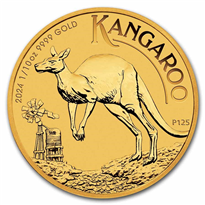 Australian Kangaroo Nugget 3 gr Gold Coins - ID 3283