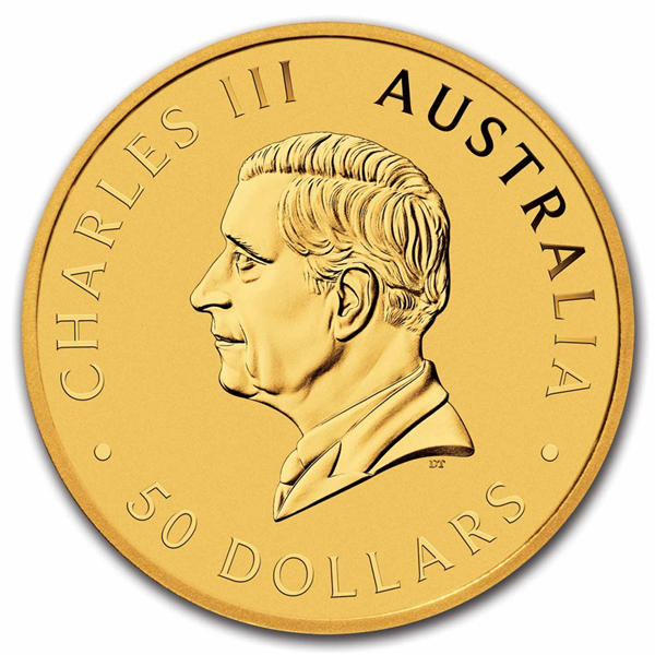 Australian Kangaroo Nugget 1/2 oz Gold Coins - ID 4436