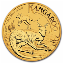 Australian Kangaroo Nugget 1/2 oz Gold Coins - ID 4436