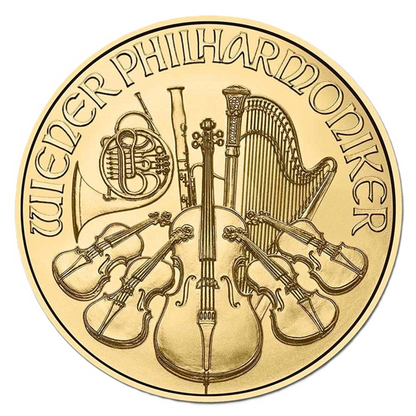 Austrian Philharmonics 1/2 oz Gold Coins - ID 5032