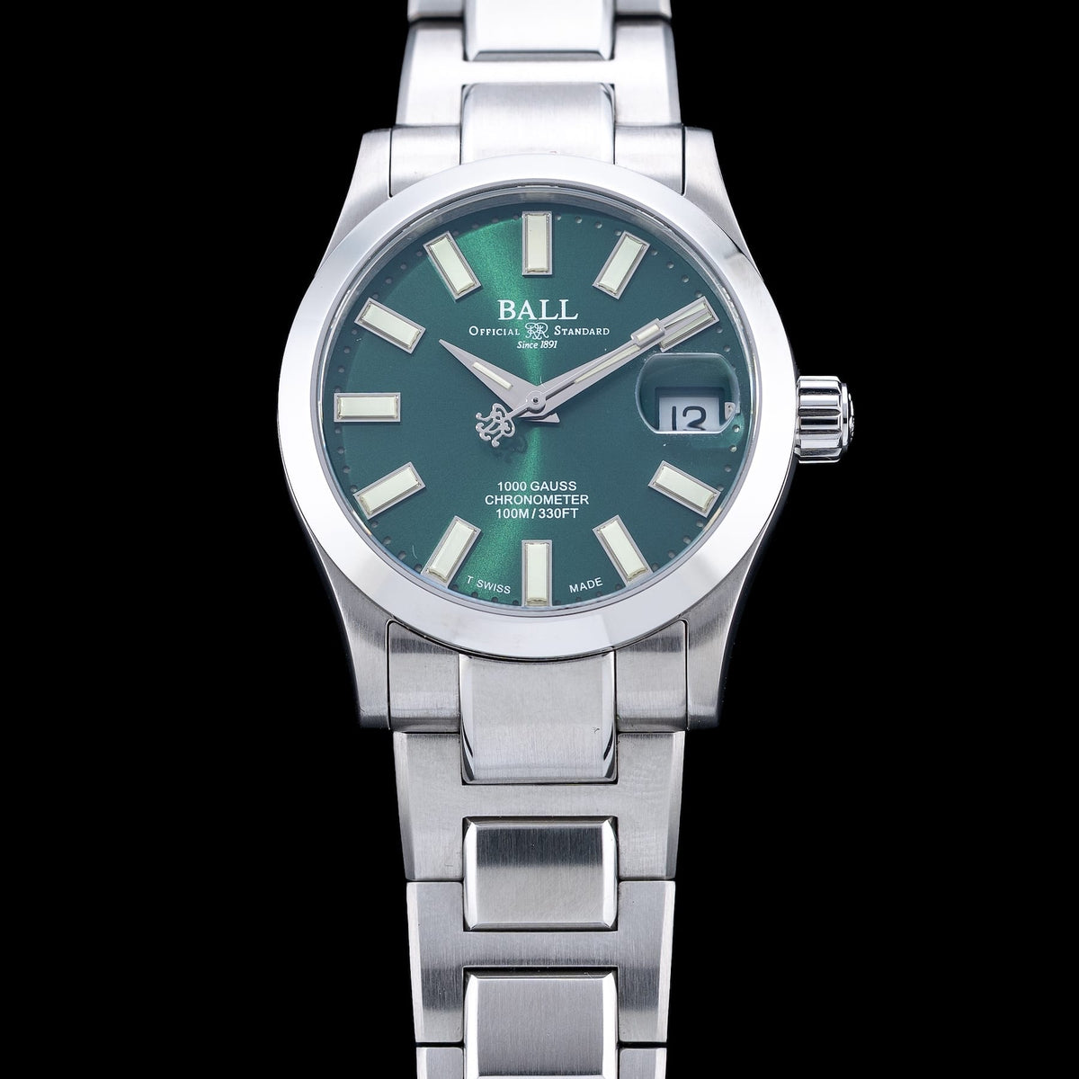 Ball NL9616C-S1C-GR Engineer III Marvelight Chronometer 36mm Green Dial