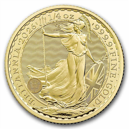 UK Britannia 1/4 oz Gold Coins - ID 4748