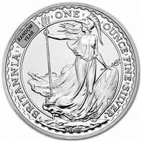 GMS UK Britannia 958 Purity 32 gr Silver Coins - ID 4495
