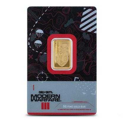 Call Of Duty Modern Warfare III Gold Bar 5 Gr - ID 3186