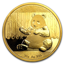 Chinese Panda 30 gr Gold Coins - ID 4297