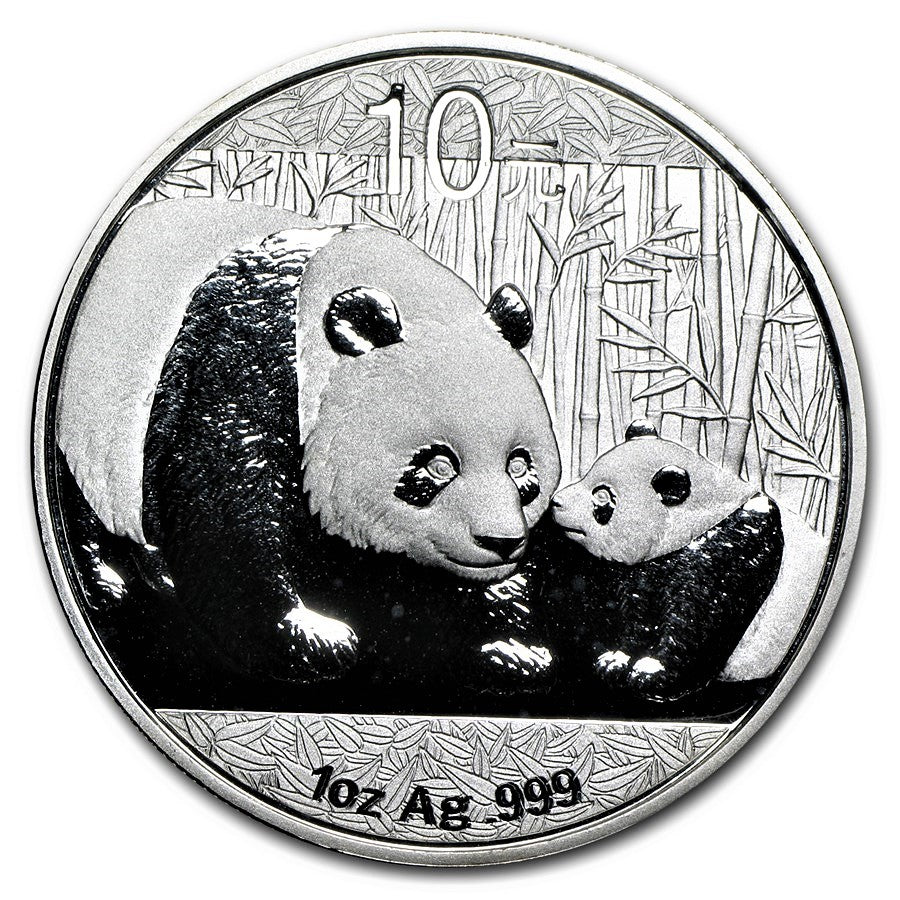 Chinese Panda 1 oz Silver Coins - ID 312