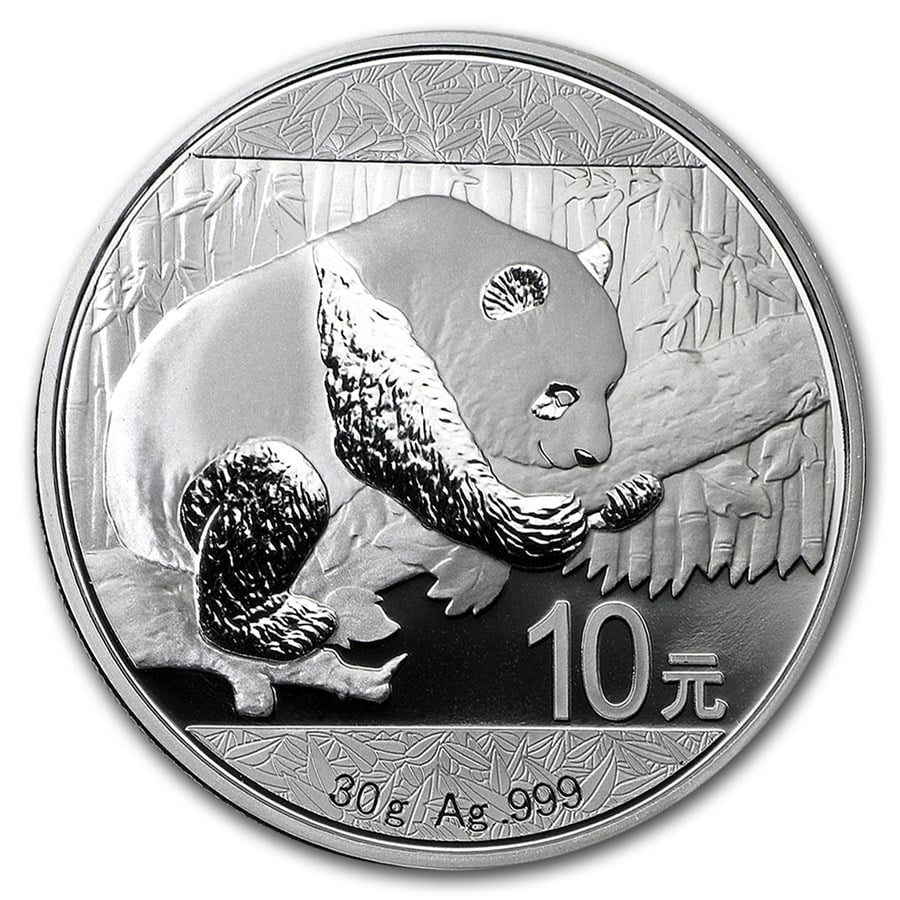 Chinese Panda 30 gr Silver Coins - ID 460