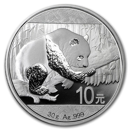 Chinese Panda 30 gr Silver Coins - ID 460