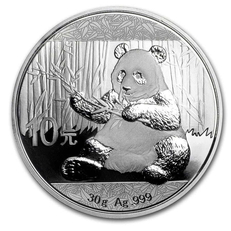 Chinese Panda 30 gr Silver Coins - ID 553