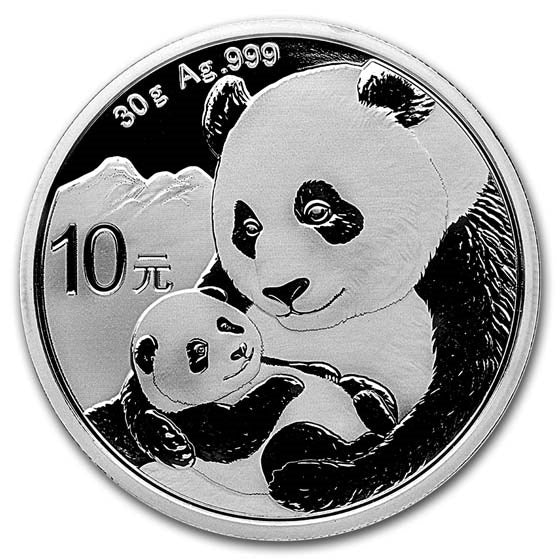 Chinese Panda 30 gr Silver Coins - ID 1340