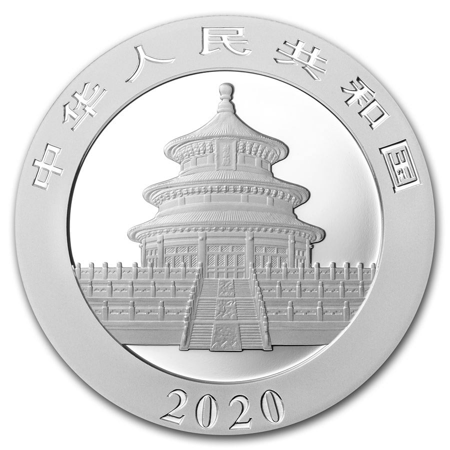 Chinese Panda 30 gr Silver Coins - ID 2677